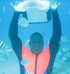 Miguel--Grand Cayman helmet dive