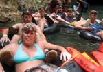 Dianne--cave tubing in Belize