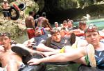 cave tubing in Belize
