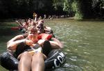 Dianne, George & the rest of us--cave tubing in Belize
