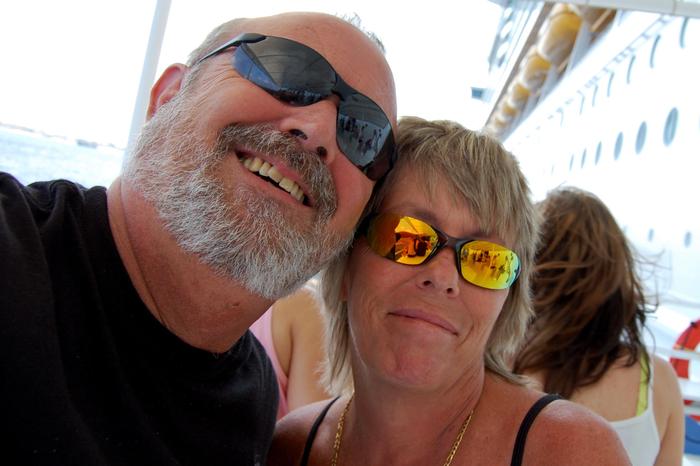 Jim & Dianne in Grand Cayman