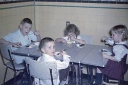1962 (March) - Kids at Butch's birthday party.jpg