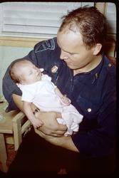 1956 (September 23) - Earl & Jennifer @ 8 days old.jpg