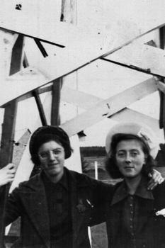 Elaine Charette and Mayrilda Charette - July 1938