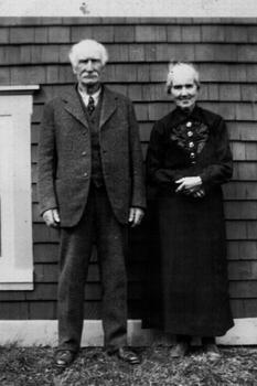 Grandfather Cyprien Charette and Grandmother Marie-Celina Michaud - Trois Pistoles - 24 July 1938