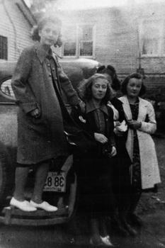 Rita Cyr, Mayrilda Charette, Jeanette Pelletier, Mona Worthman - 5 Sept 1938